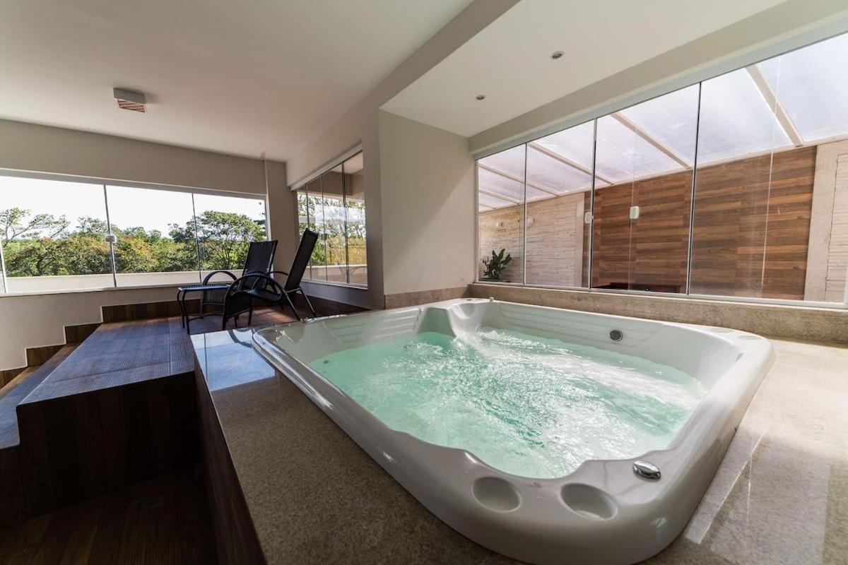 リオ・ケンテSerra Madre Com Linda Vista E Jacuzziアパートメント エクステリア 写真